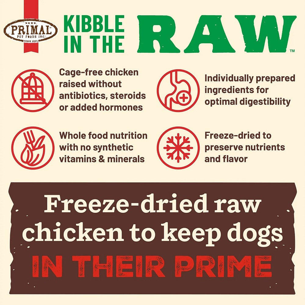 Primal 生肉乾糧 - 凍乾雞肉配方小型犬狗糧
