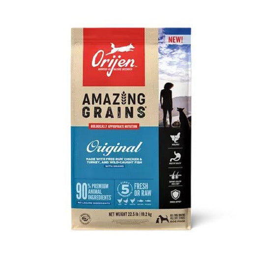 Amazing Grains 優質穀物系列原味雞肉和火雞配方成犬乾糧 (USA)