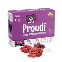 Proudi 急凍生肉袋鼠加牛配方狗糧 (須冷藏)