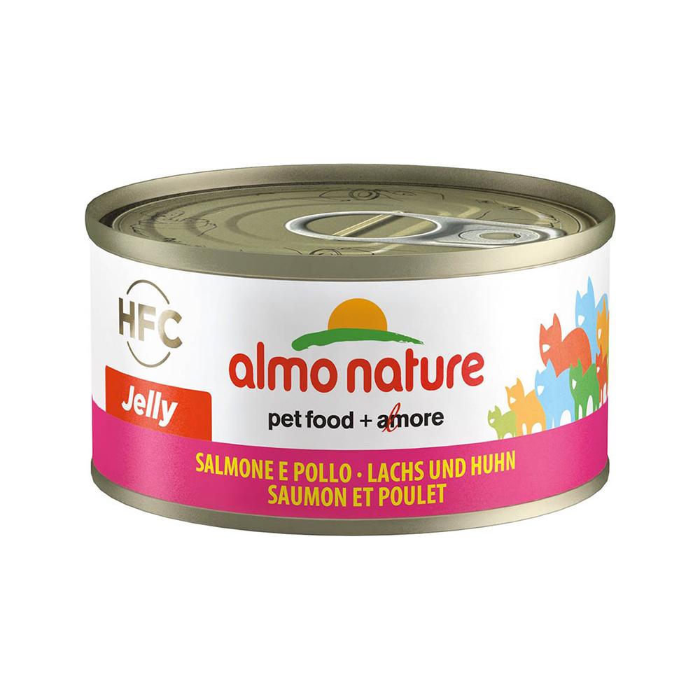 Almo Nature - Jelly Salmon & Chicken Cat Can 