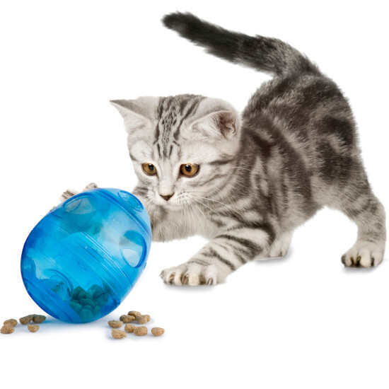 貓咪蛋形漏食玩具
