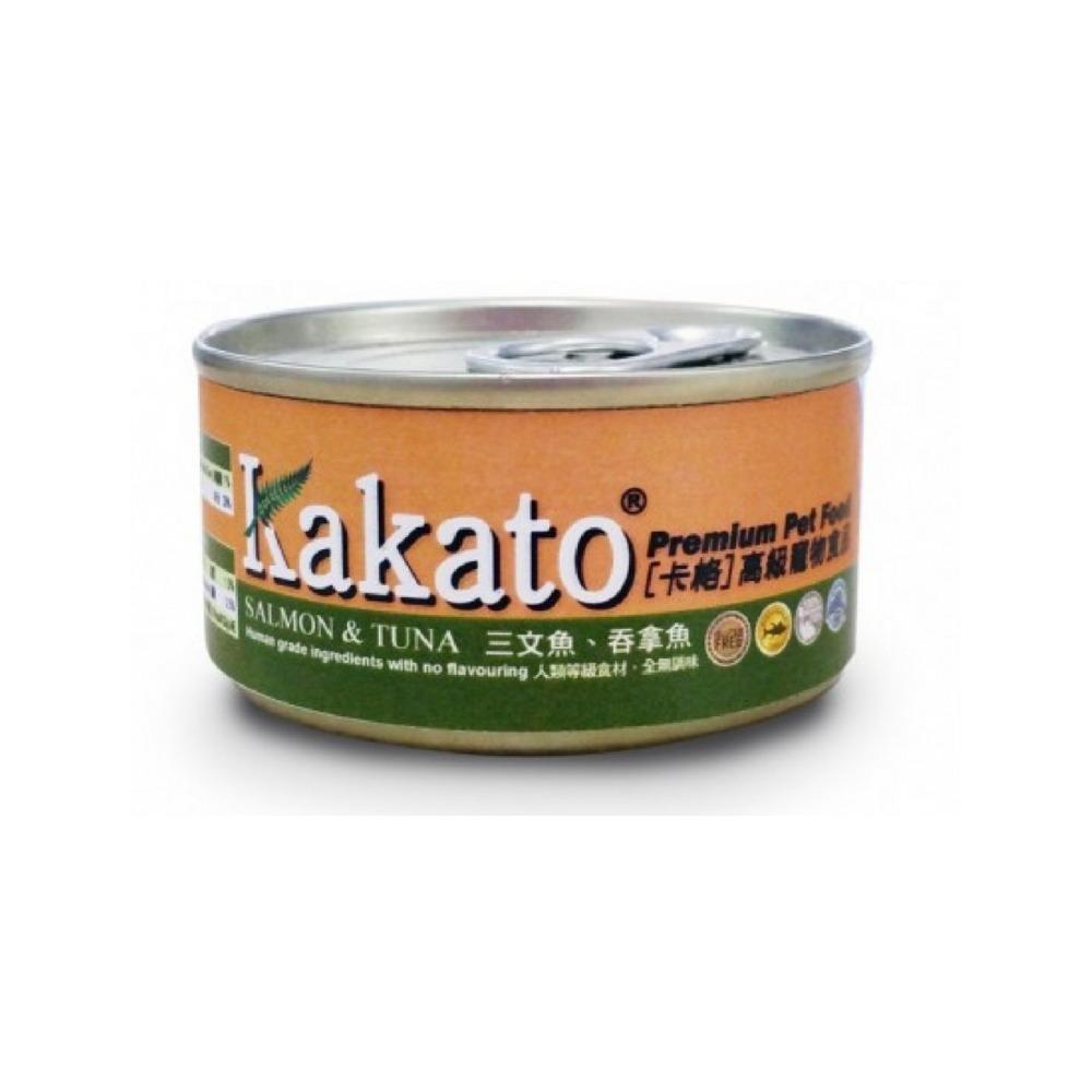 Kakato - Salmon & Tuna Dog & Cat Can 