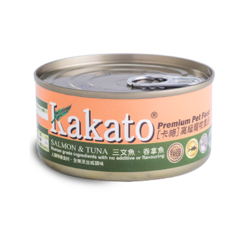 Kakato - Salmon & Tuna Dog & Cat Can 170 g