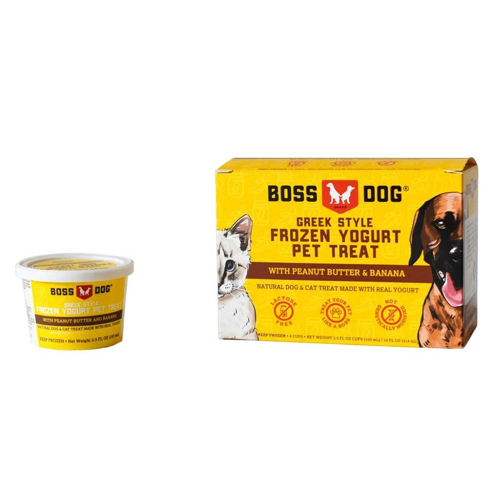 Boss Brand 希臘風味急凍花生醬香蕉味貓狗乳酪