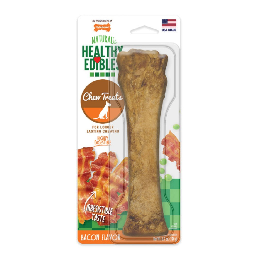 Nylabone 健康煙肉味狗狗潔齒骨