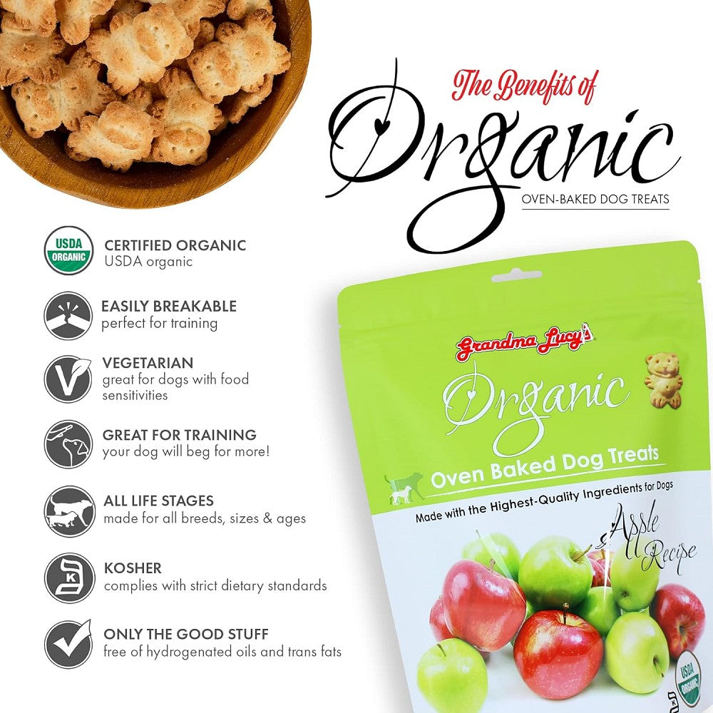 Grandma Lucy's 有機烤蘋果狗餅乾
