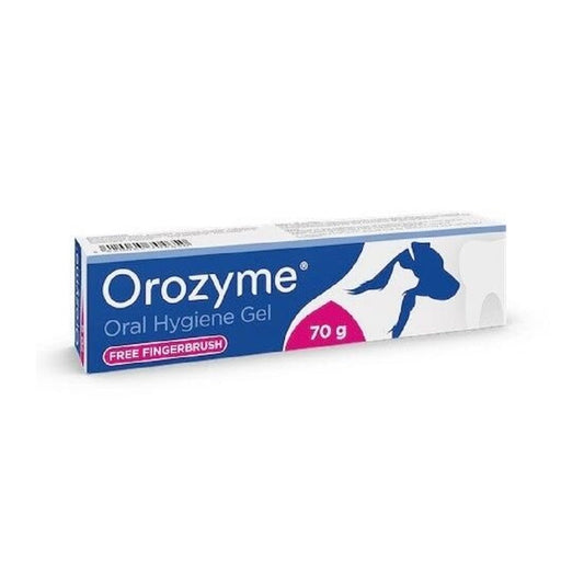 Ecuphar Orozyme 貓犬用免洗護齒凝膠酵素牙膏連手指刷頭