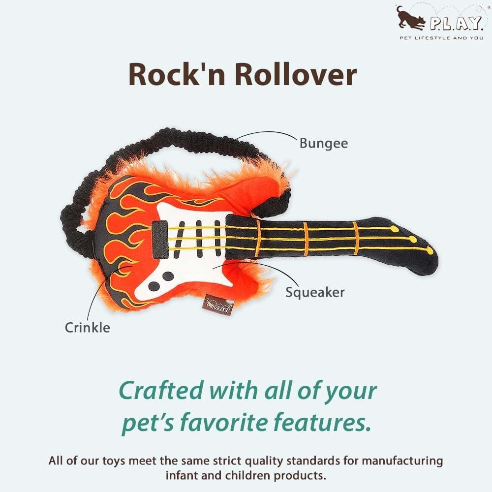 90 年代經典系列- Rock'n Rollover結他毛絨狗狗玩具