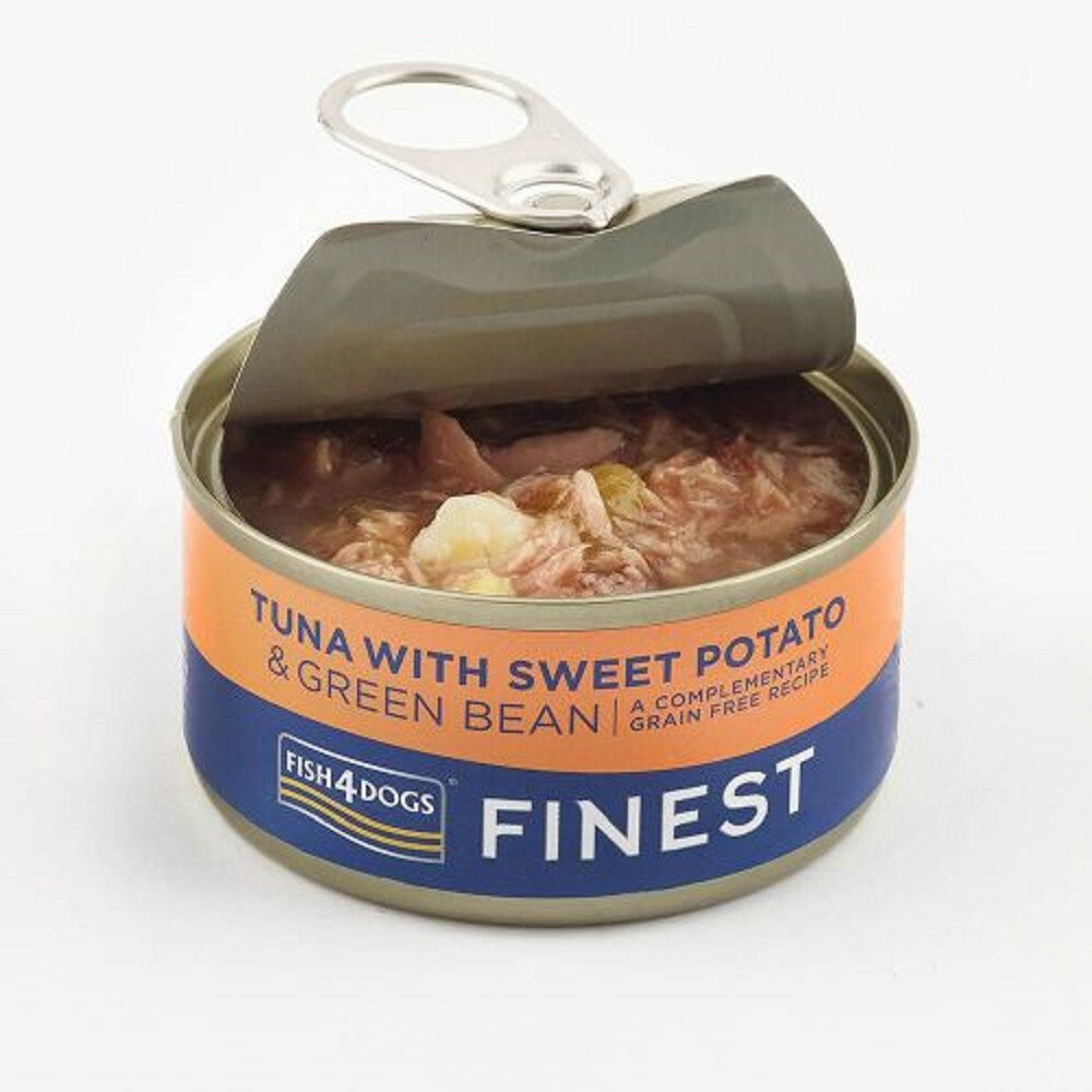 Fish4Dogs 吞拿魚甜薯青豆配方狗狗罐頭