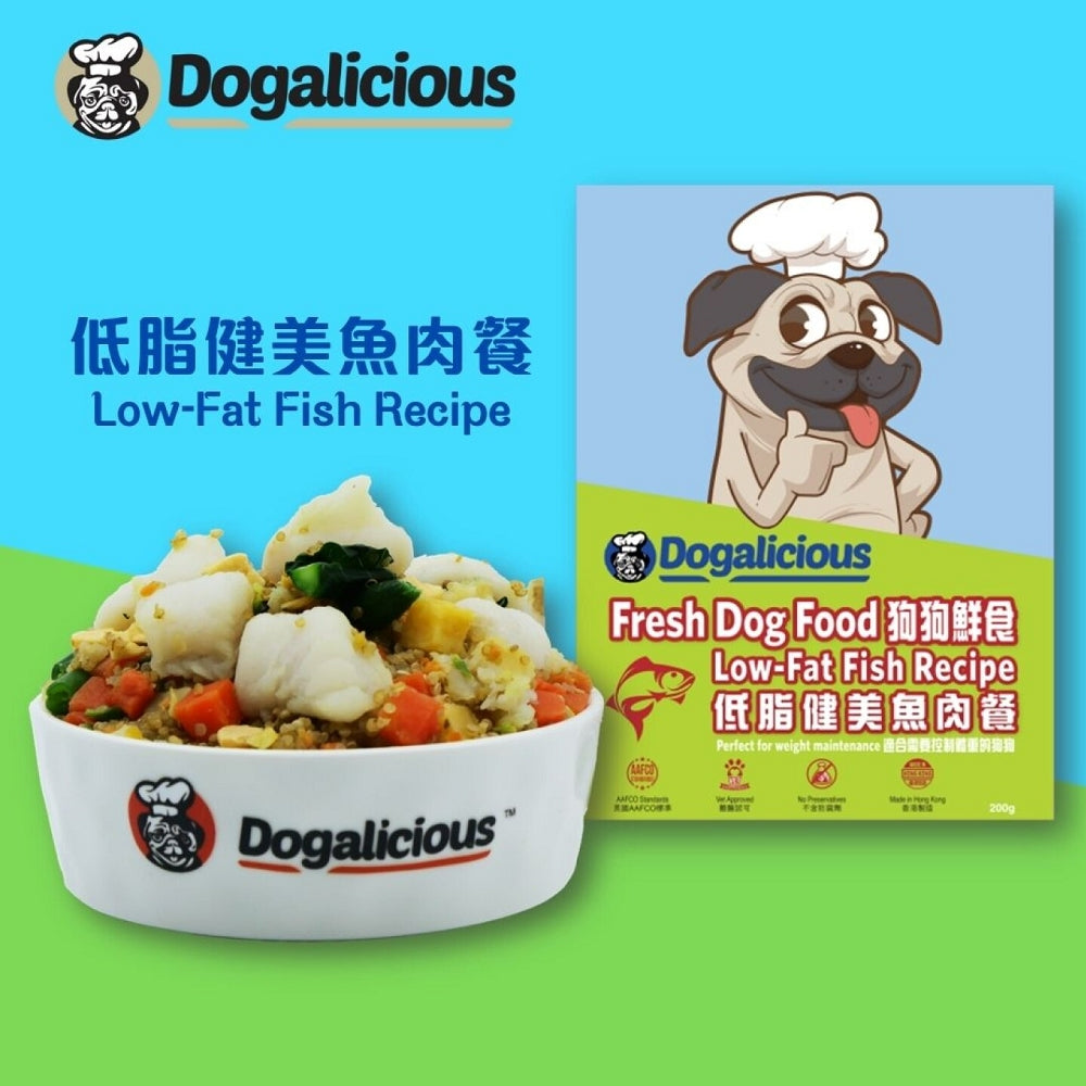 Dogalicious - 急凍狗狗鮮食低脂健美魚肉餐