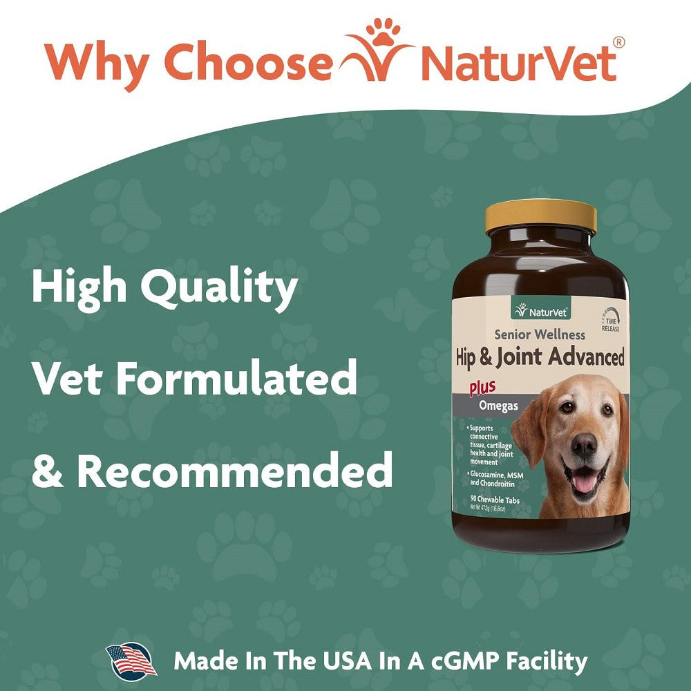 NaturVet 老年犬關節保健片