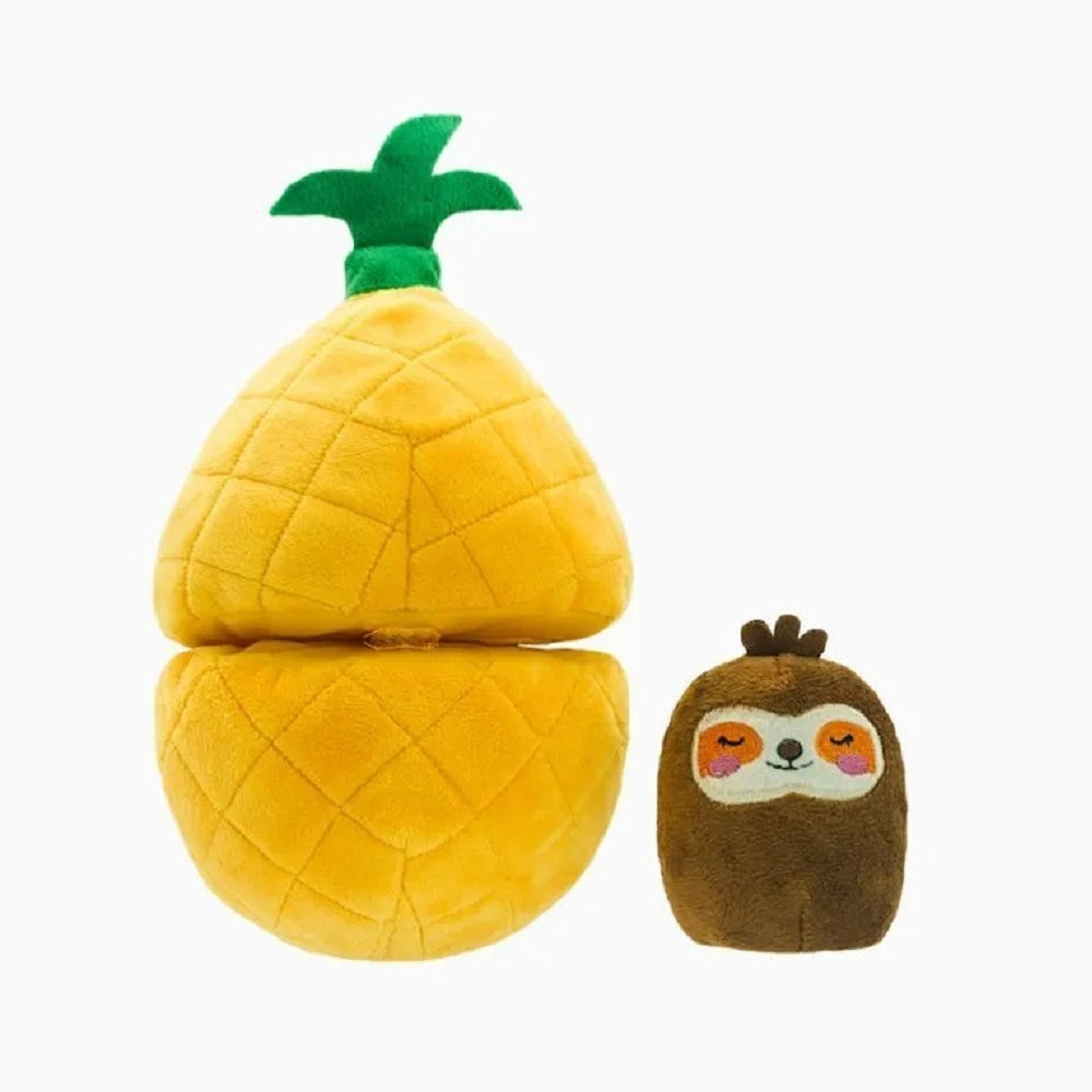 HugSmart Pet 果味怪物藏食 - 菠蘿狗狗毛絨玩具
