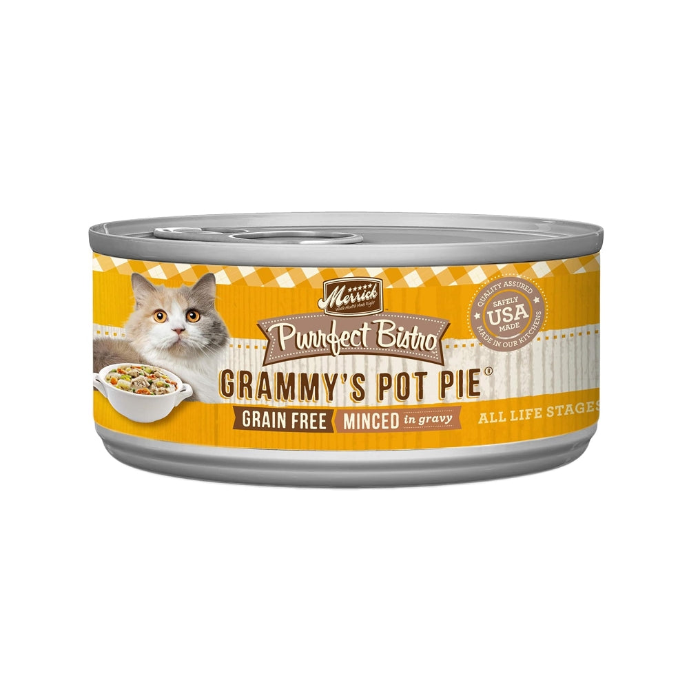 Merrick 全年齡無穀物 Grammy's Pot Pie 雞肉粒配方貓罐頭