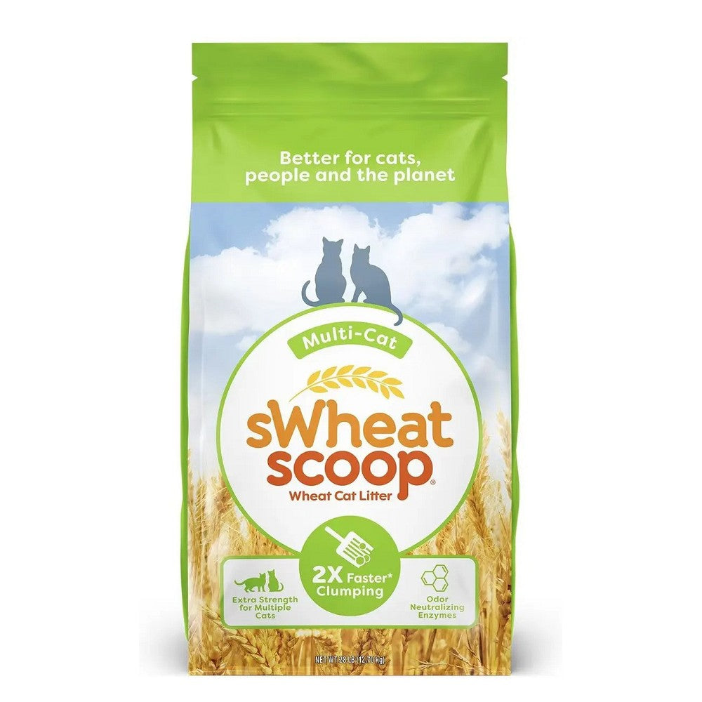 sWheat Scoop 天然強效多貓適用小麥貓砂