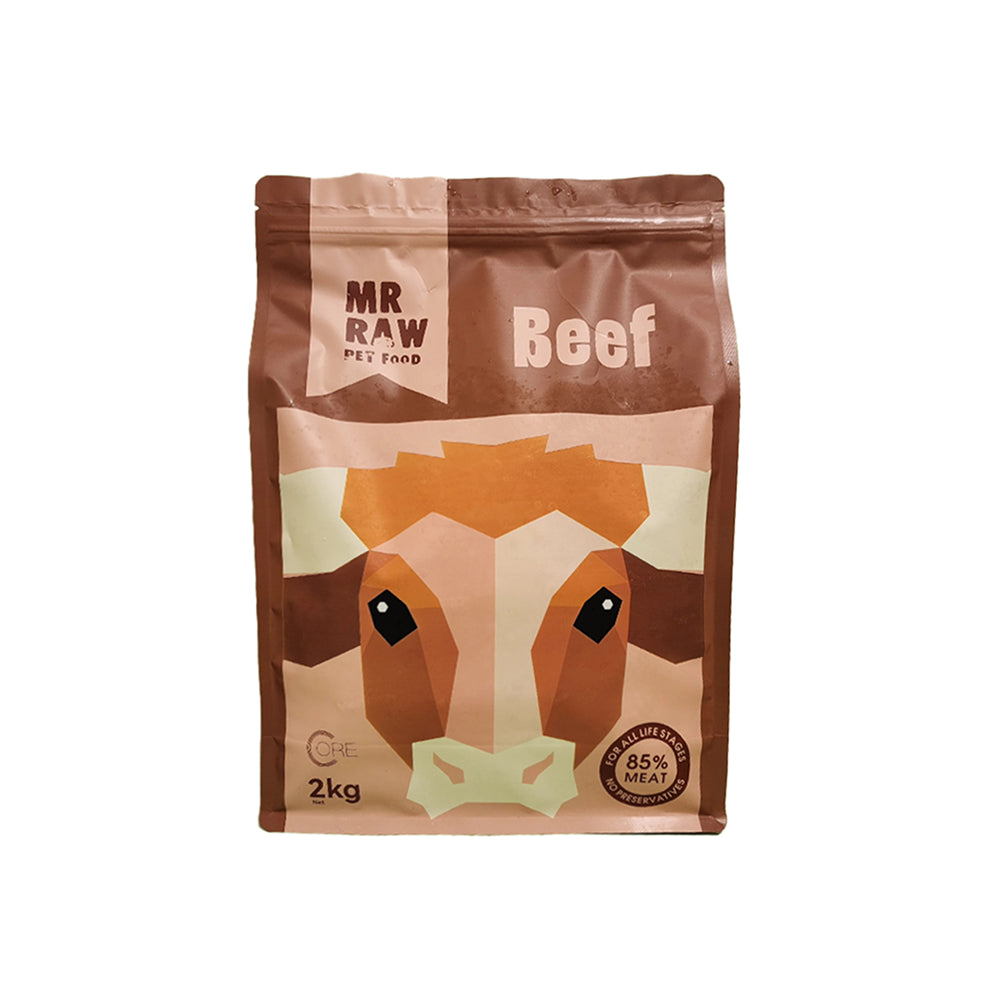 冷凍生牛肉方塊犬貓糧