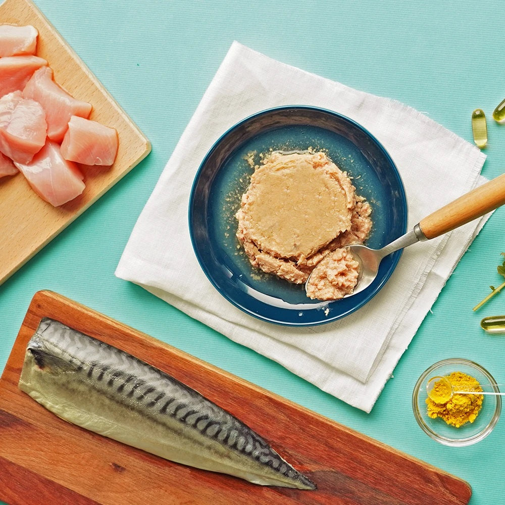 2種肉雞肉與香甜鵝肉無膠貓用主食罐