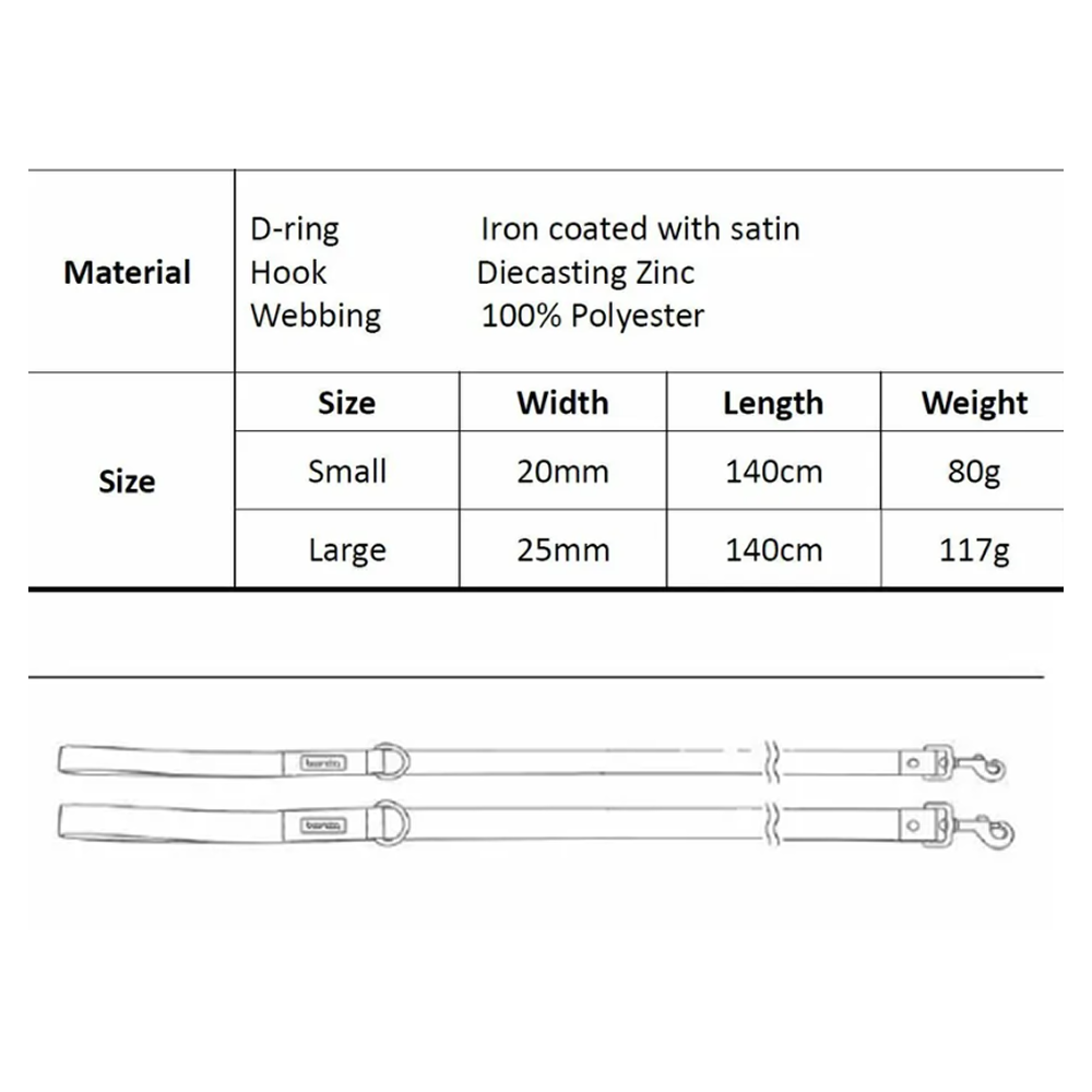 BoonDog - Original 狗繩（配登山扣）