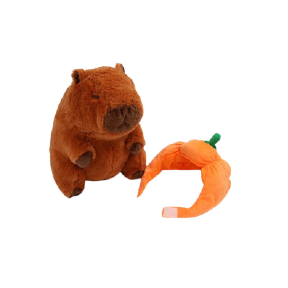 南瓜帽水豚狗狗玩具 11 吋