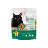 CleanProtein 無穀鴨肉及雞肉配方乾糧貓糧（適合所有年齡階段貓咪）