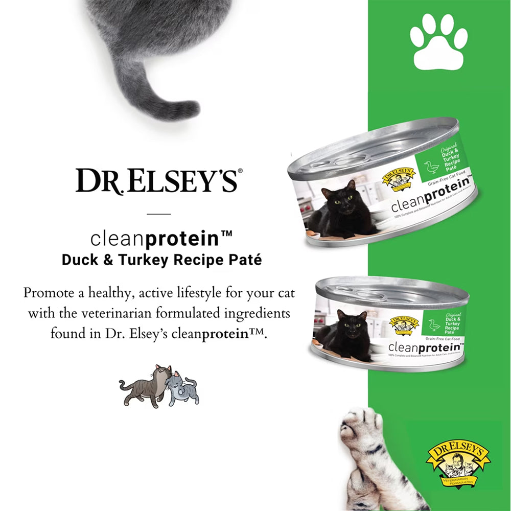 CleanProtein 無穀鴨肉及火雞肉配方罐裝肉醬貓糧