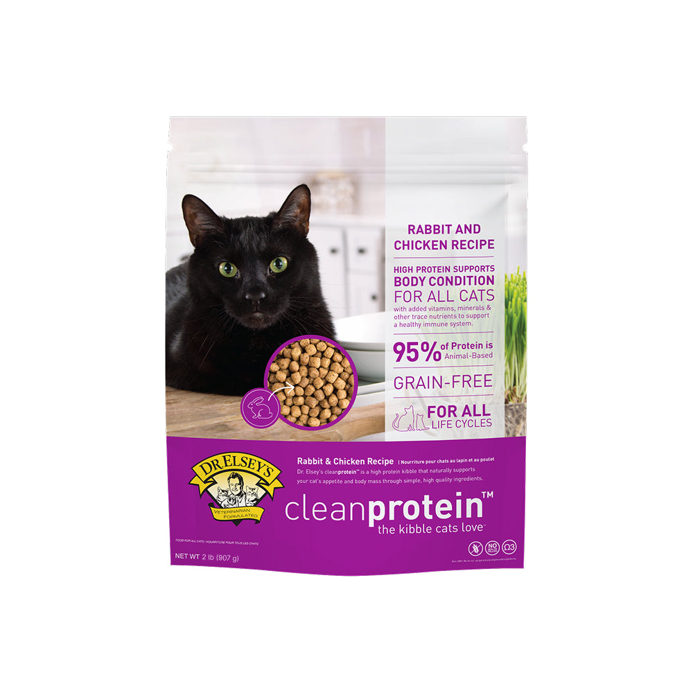 CleanProtein 無穀兔肉及雞肉配方乾糧貓糧（適合所有年齡階段貓咪）