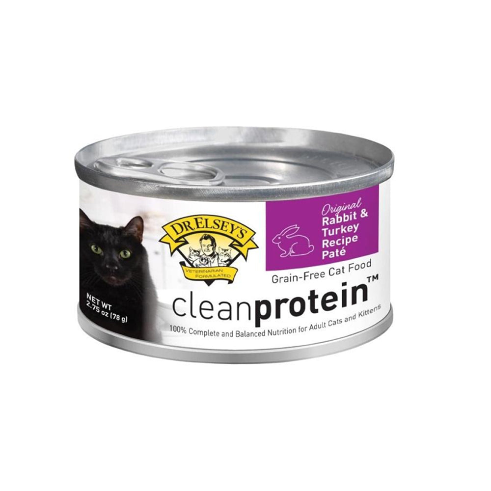 CleanProtein 無穀兔肉及火雞肉配方罐裝肉醬貓糧