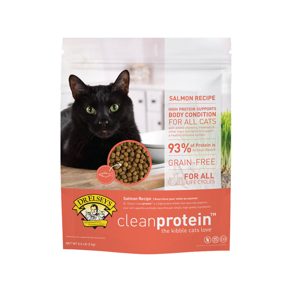 CleanProtein 無穀三文魚配方乾糧貓糧（適合所有年齡階段貓咪）