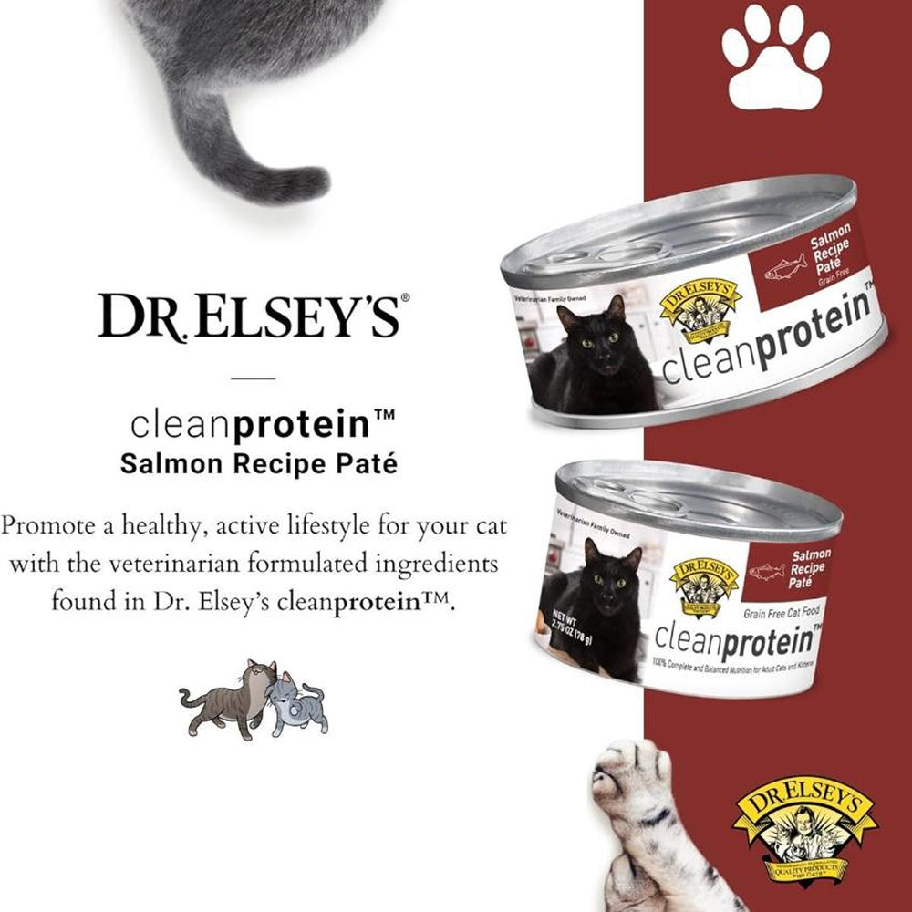 CleanProtein 無穀三文魚配方罐裝肉醬貓糧