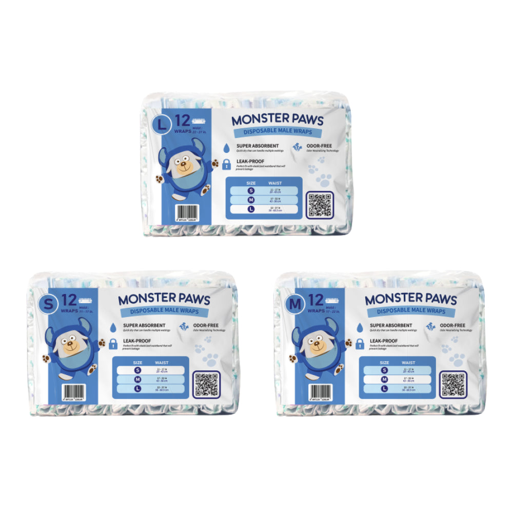 Male Dogs 專用即棄尿片