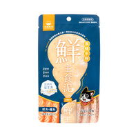 水解營養完整貓用濕糧泥：三文魚及海鱸魚