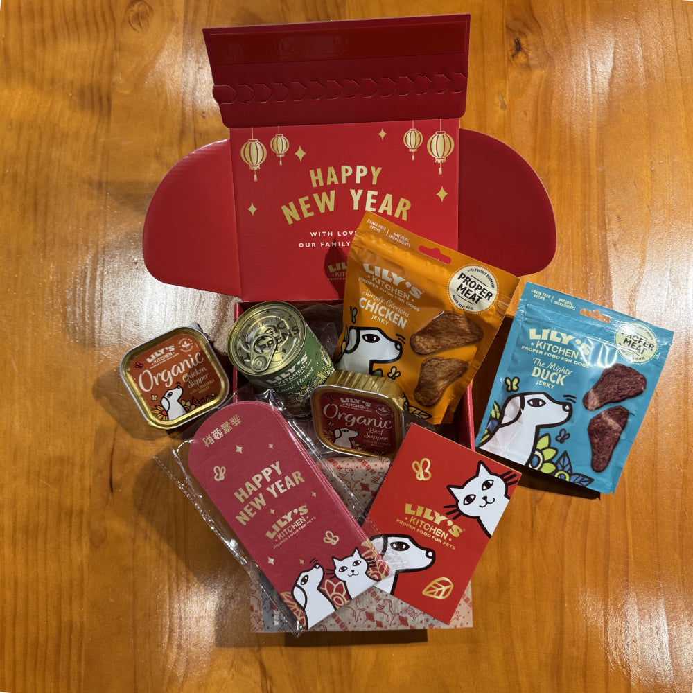 新年狗狗罐頭及零食禮盒 (口味隨機)