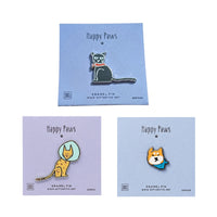 Happy Paws 琺瑯襟章