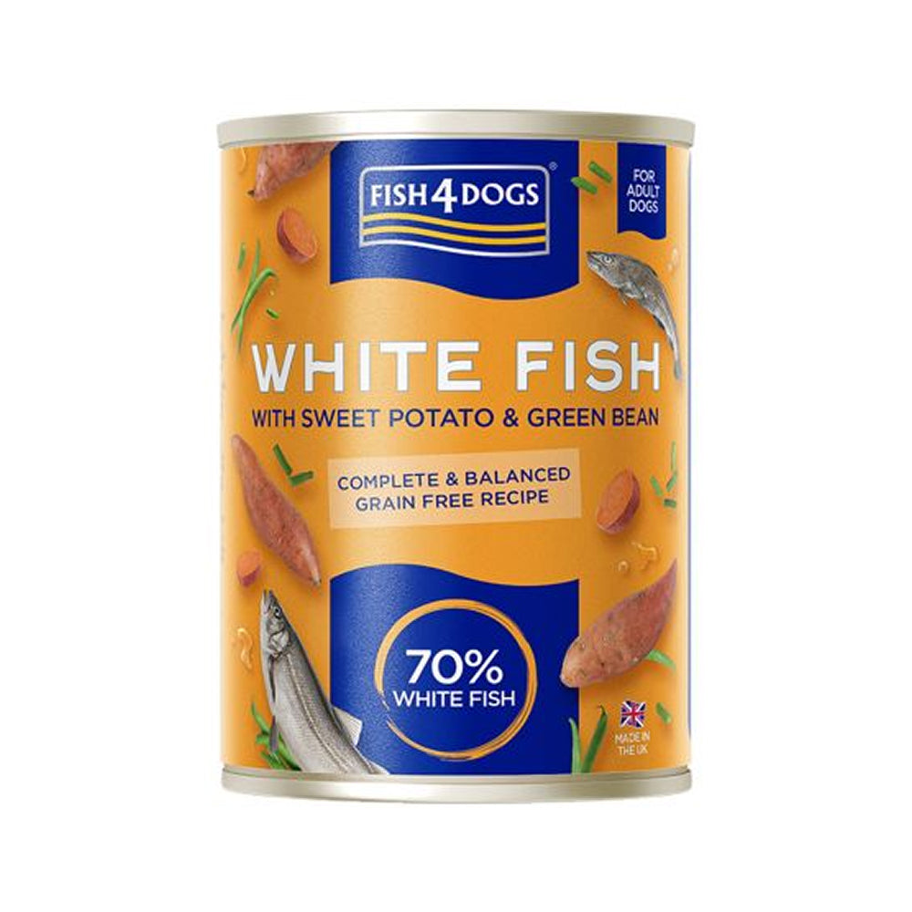 Finest 白魚配番薯狗狗完整濕糧罐頭