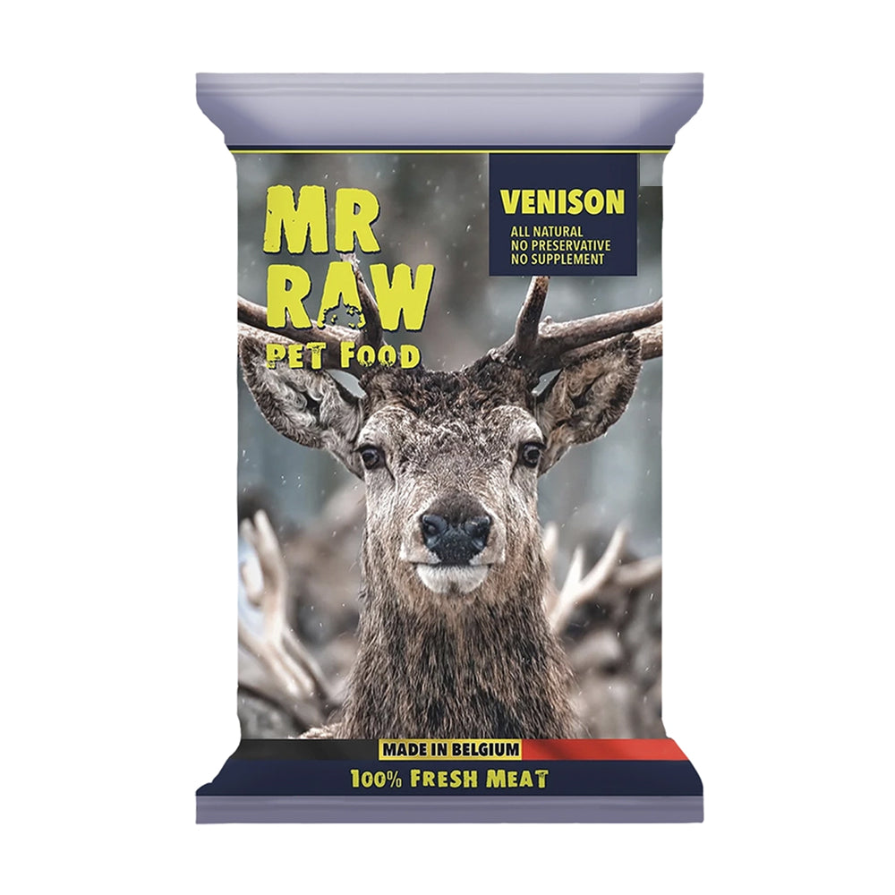 Mr Raw Pet Food - 冷凍 - 單一蛋白冷凍生鹿肉狗糧