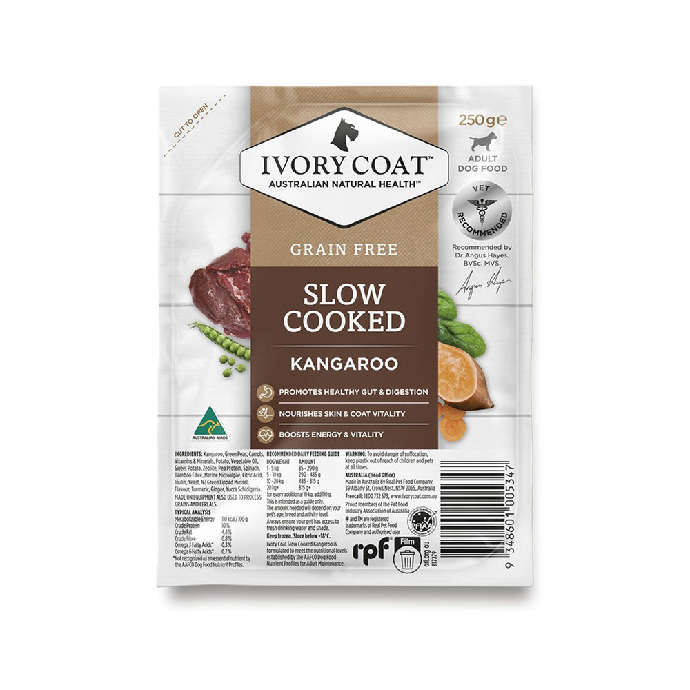 Frozen - 無穀冷凍慢煮袋鼠肉成犬餐