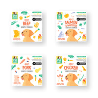 PetCubes 人用級別急凍輕煮多種套裝成犬糧