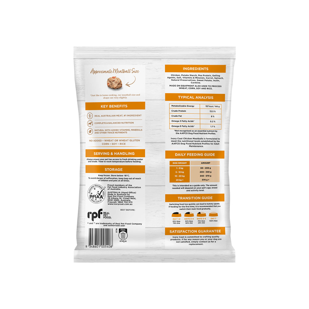 Frozen - 無穀冷凍雞肉丸成犬餐