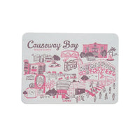 香港城市風景 Letterpress 明信片