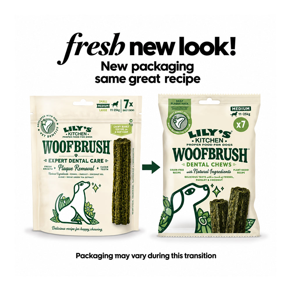 Woofbrush 牙齒清潔咀嚼狗零食