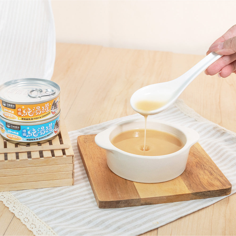 無膠減磷純湯罐 營養純魚湯