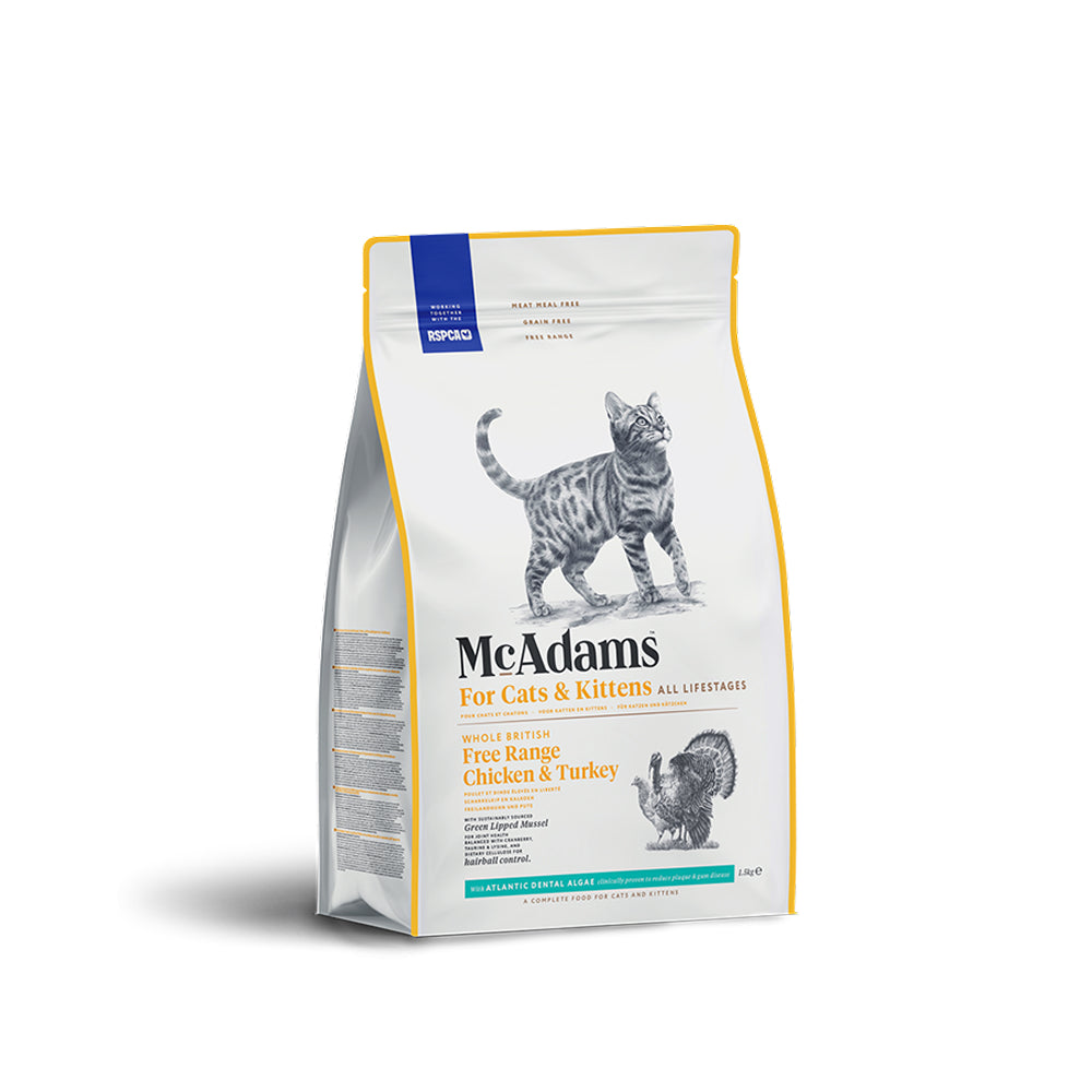 McAdams 雞肉火雞全貓配方無穀物乾糧