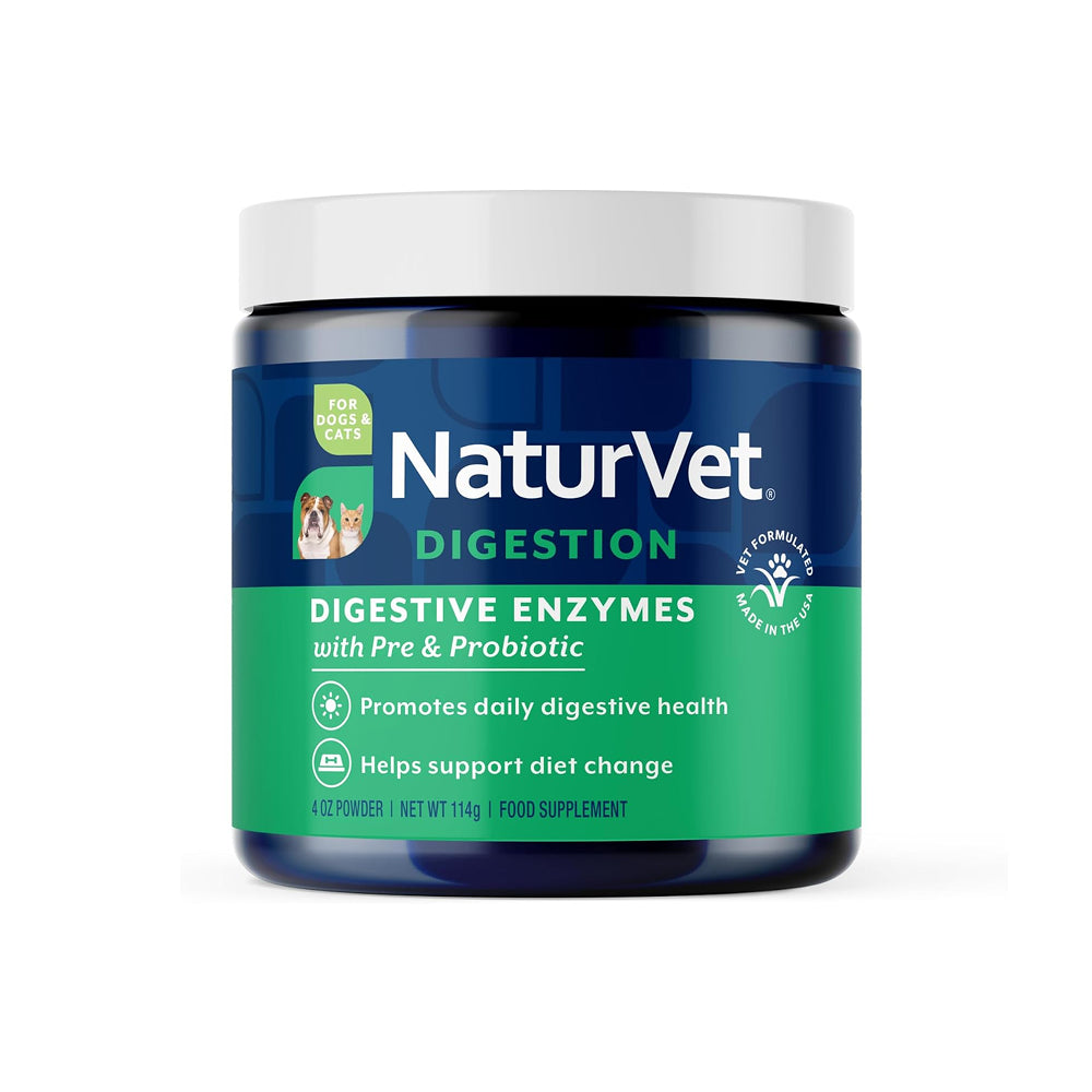 NaturVet 貓狗腸道消化消化酶益生菌保健粉