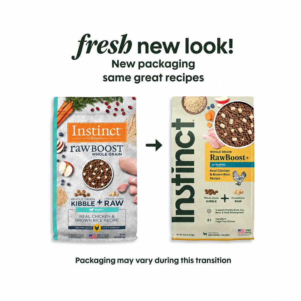 Raw Boost 全穀物雞肉糙米幼犬乾狗糧
