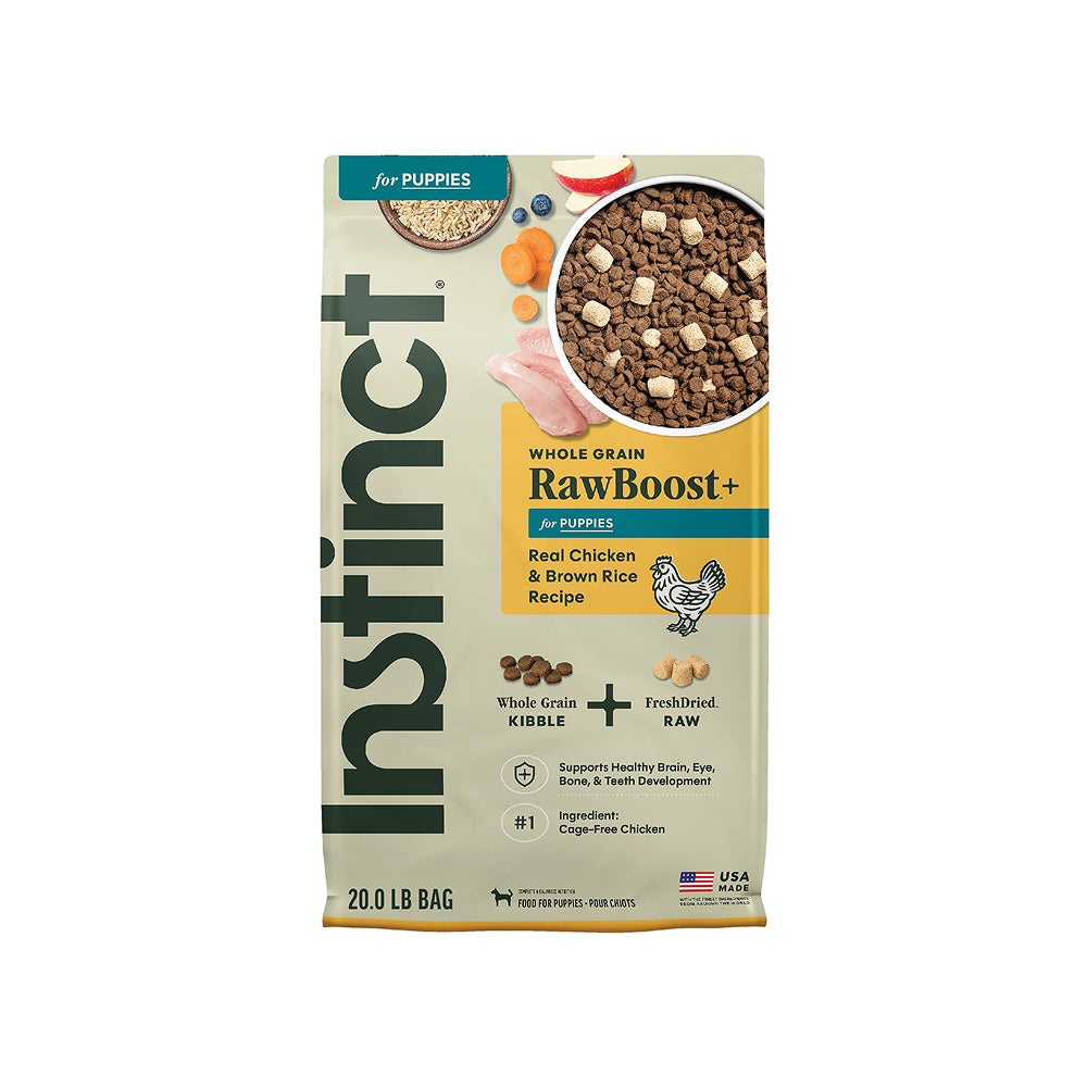 Raw Boost 全穀物雞肉糙米幼犬乾狗糧