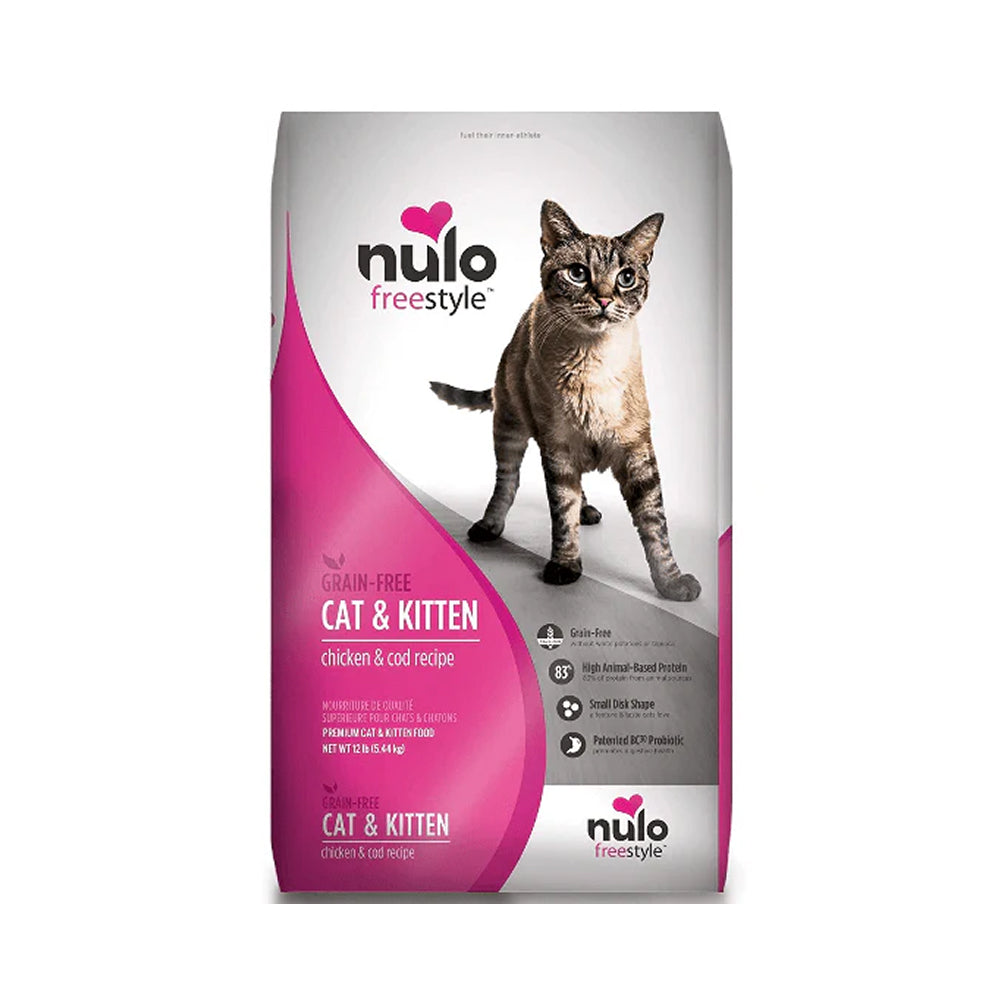 FreeStyle 小貓和成貓無穀物雞肉和鱈魚貓糧
