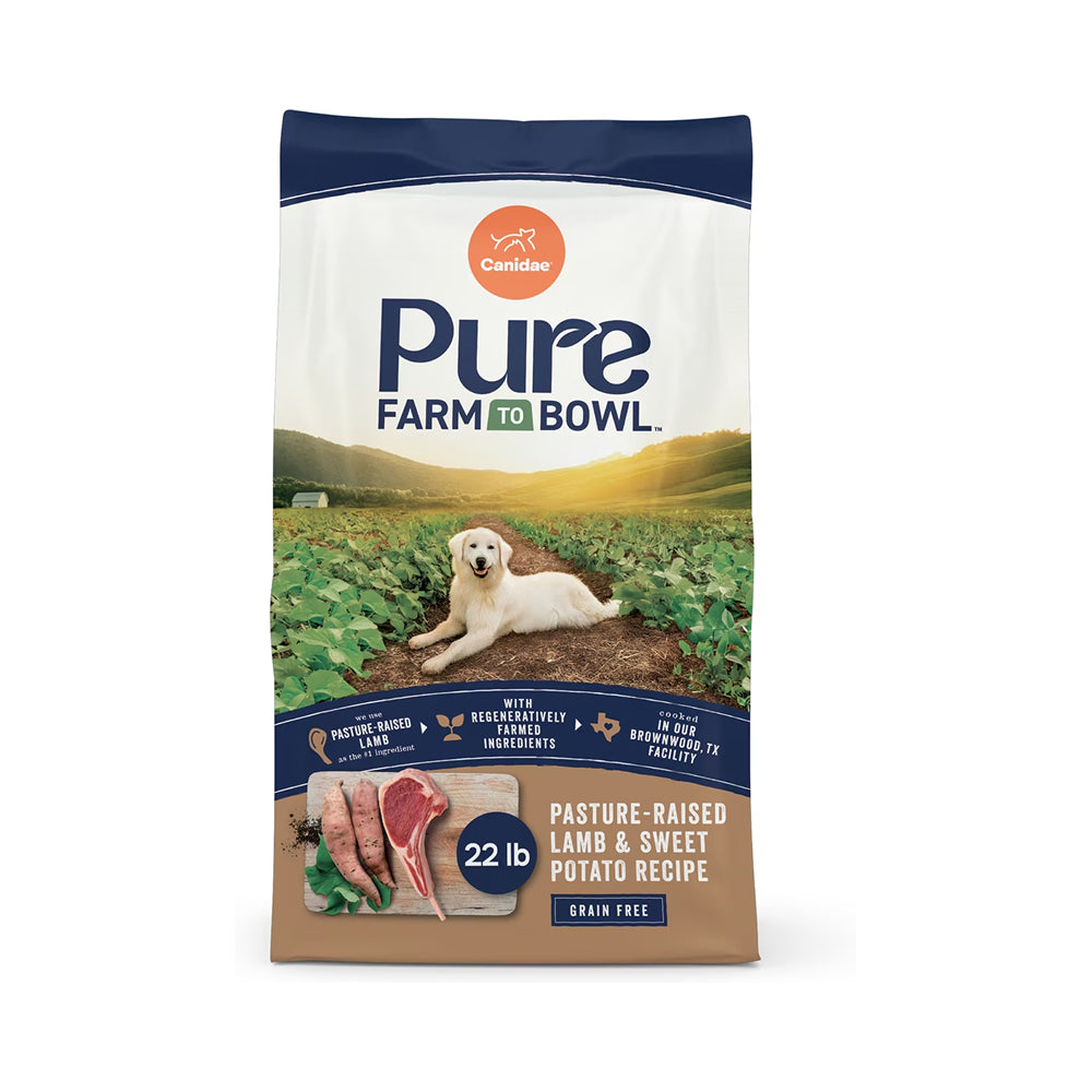 PURE 無穀物羊肉及豌豆乾狗糧
