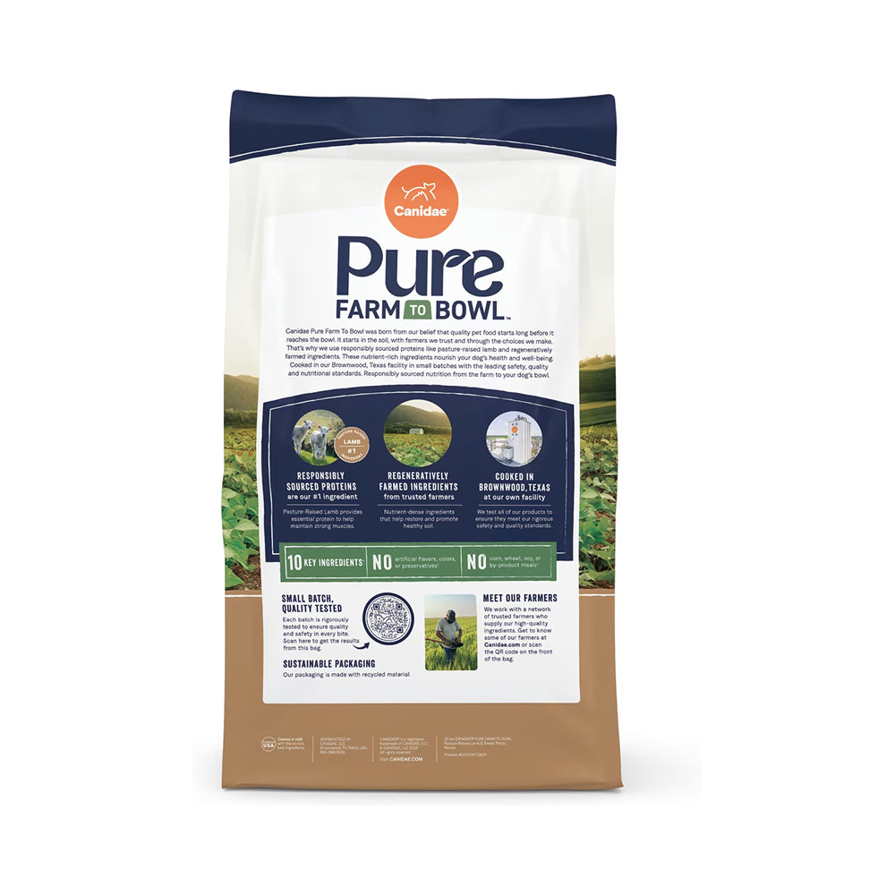 PURE 無穀物羊肉及豌豆乾狗糧