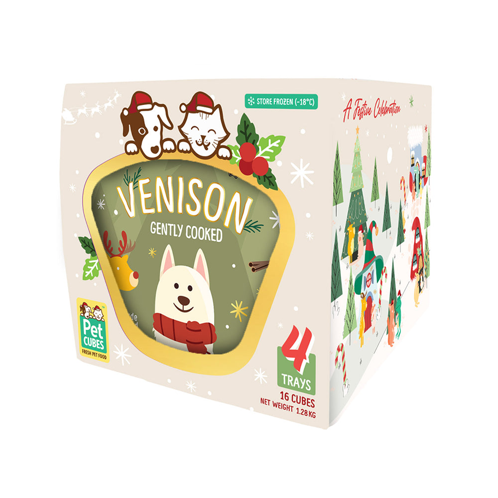 人用級低溫熟煮鹿肉成犬鮮食（冷凍）