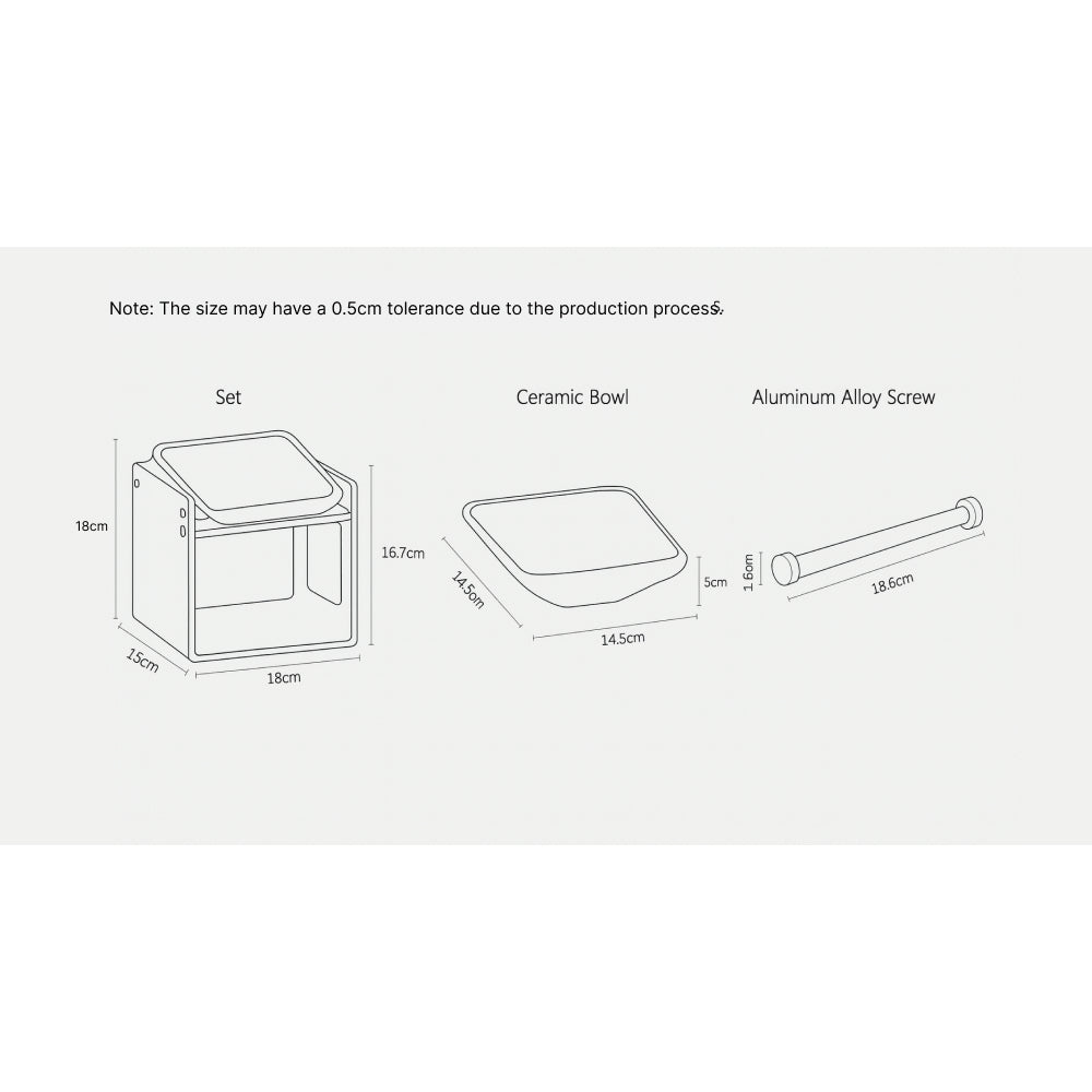 Fito 可調節貓碗套装