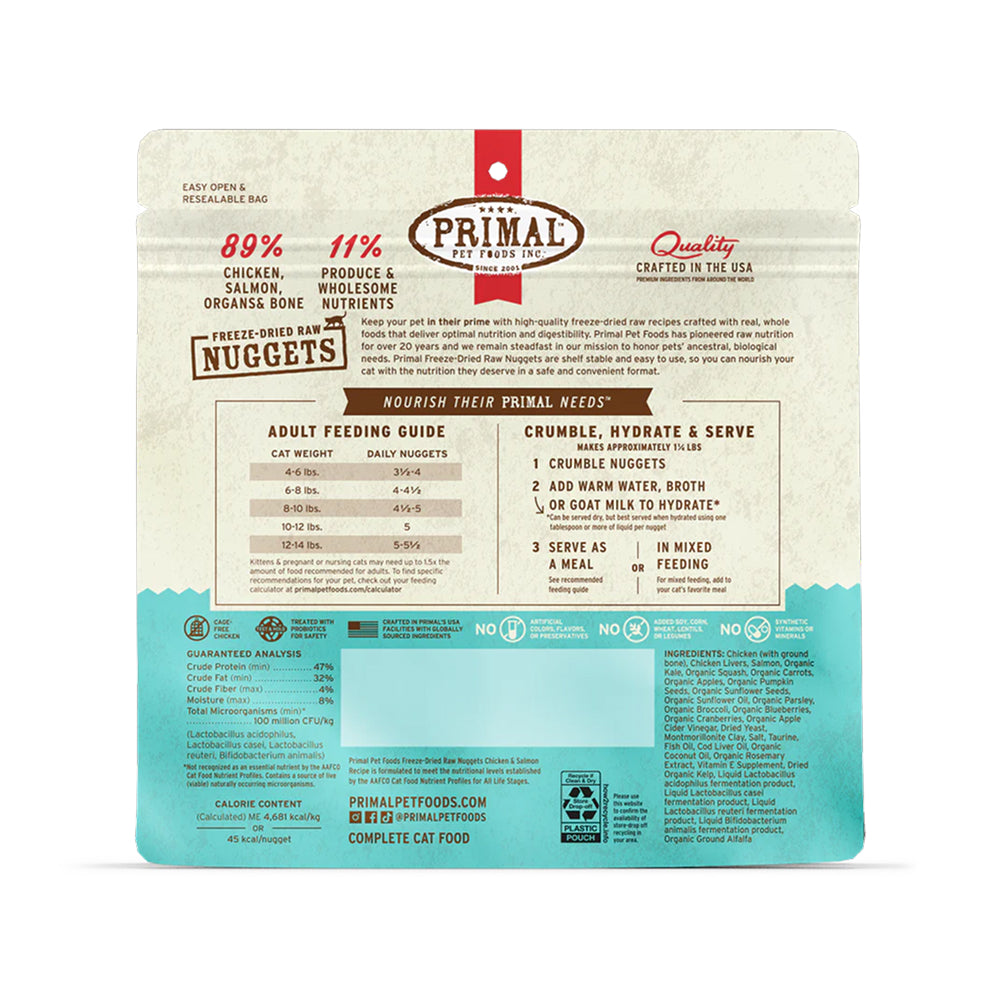 凍乾脫水雞肉三文魚配方貓糧